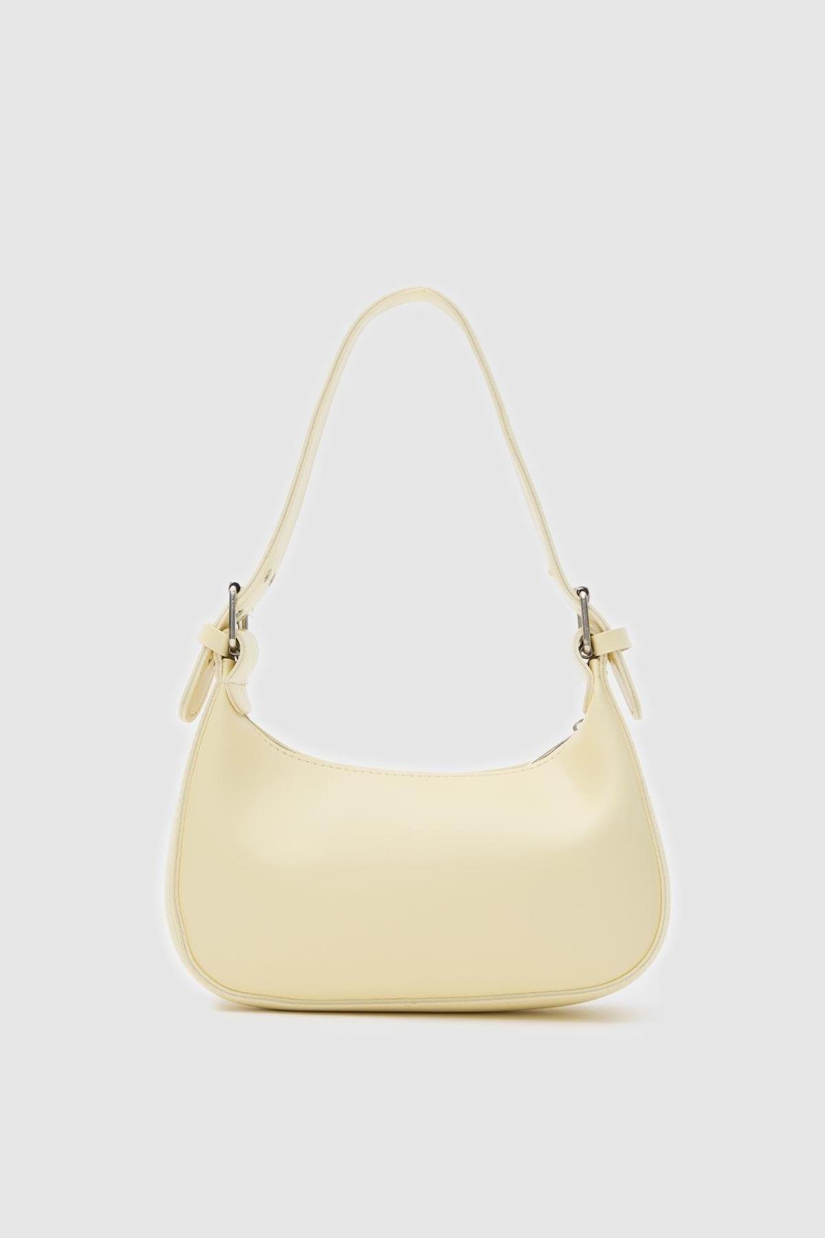 Muse Oval Baget Çanta Sarı