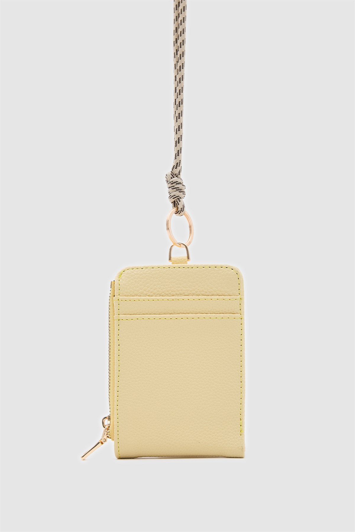 Palm Boyun Askılı Kadın Cüzdan Butter Yellow