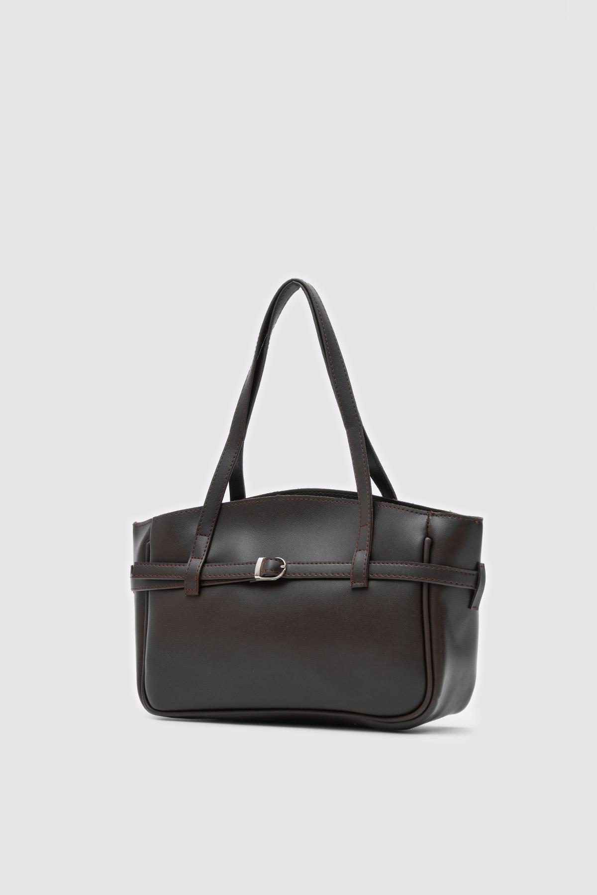 Elegant El ve Çapraz Çanta Acı Kahve