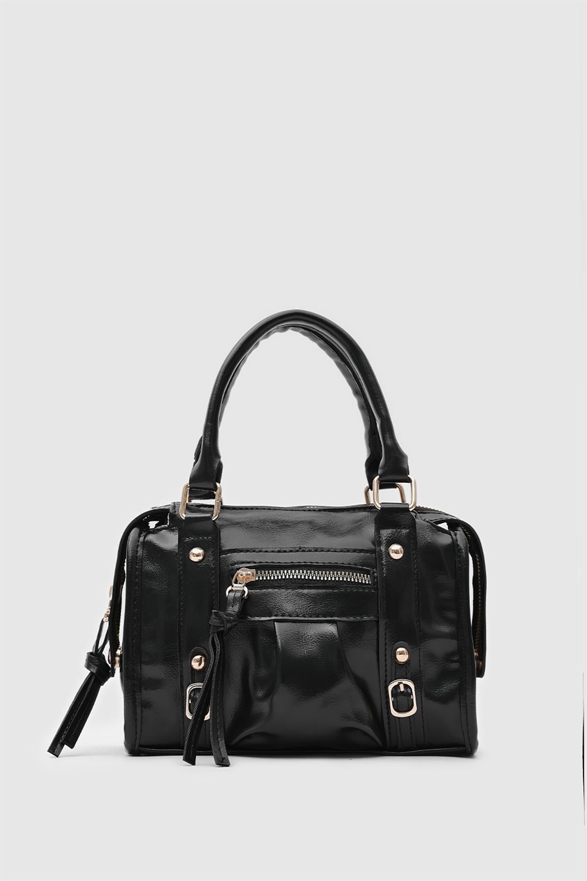 Lillia Bowling Çapraz Çanta Siyah