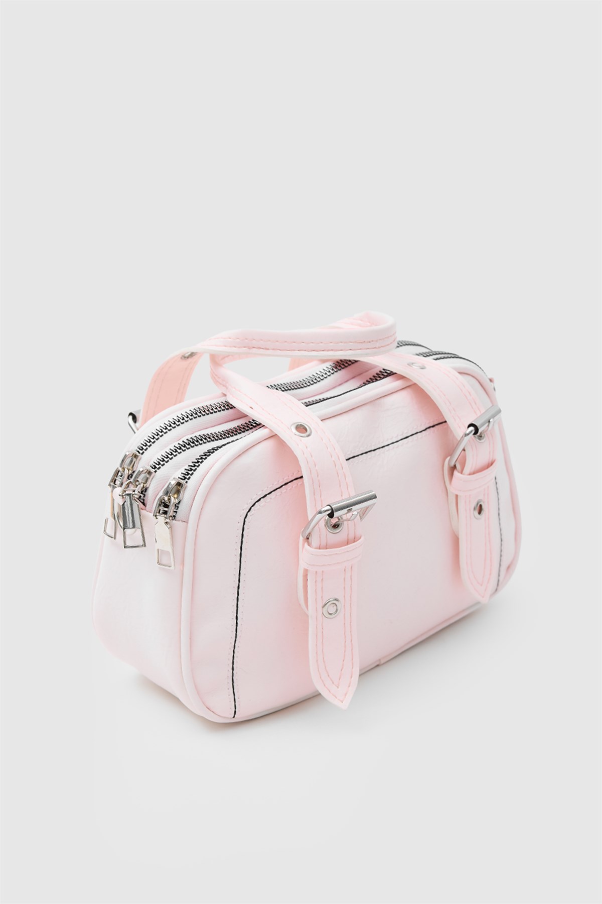 Rode Vintage El ve Çapraz Çanta Pudra Pembe