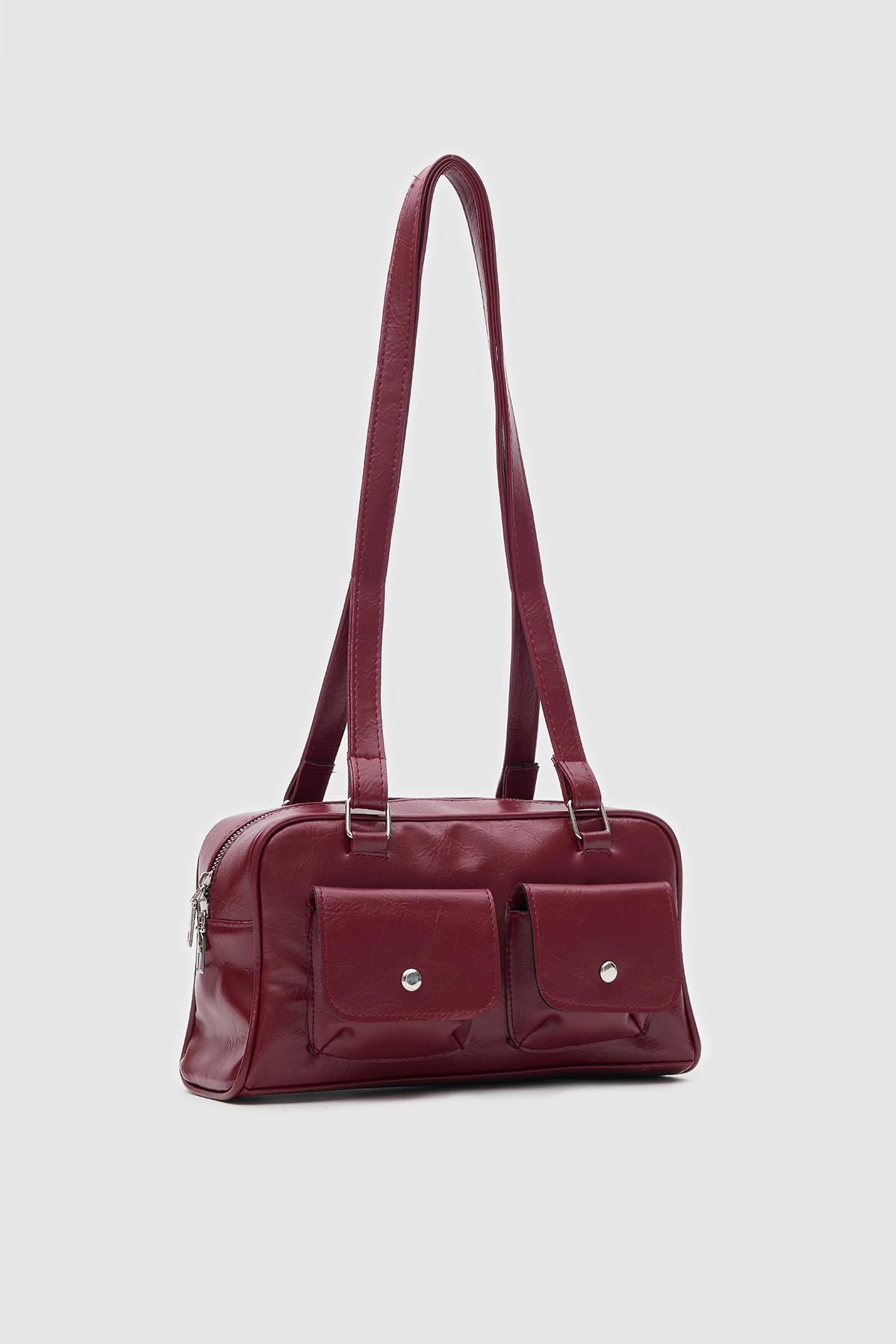 Maschine Baget Çanta  Bordo