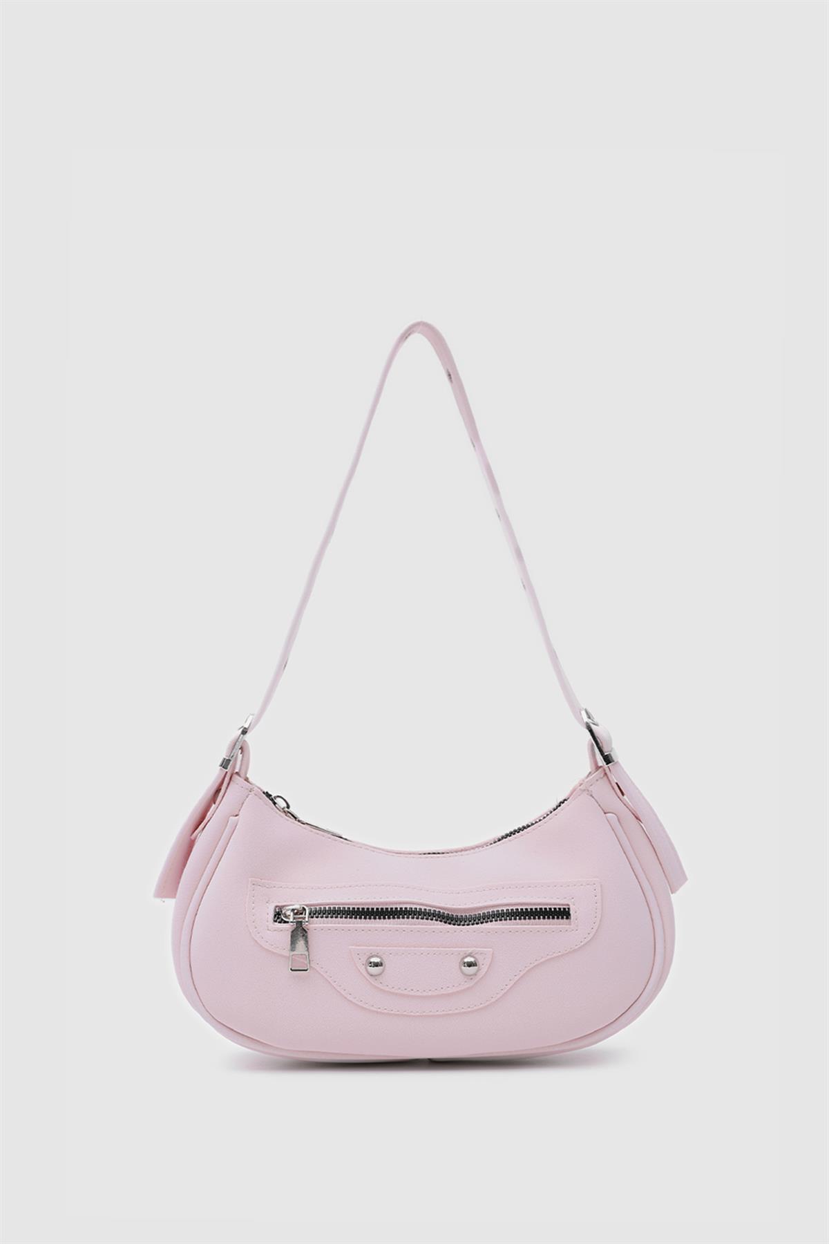 Sandy 90s Retro Baget Çanta Sakura Pembe