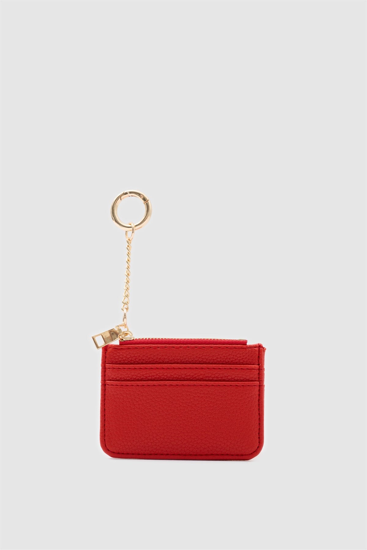 Nook Fermuarlı Charm Kartlık Kırmızı