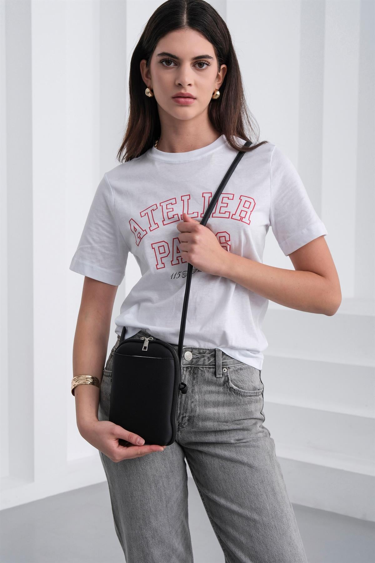 Vux Çapraz Çanta  Siyah