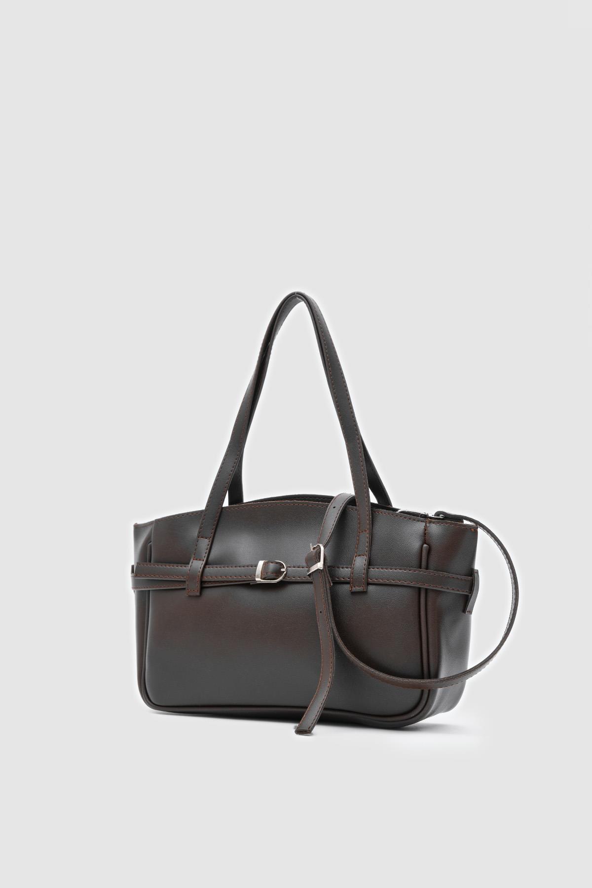 Elegant El ve Çapraz Çanta Acı Kahve
