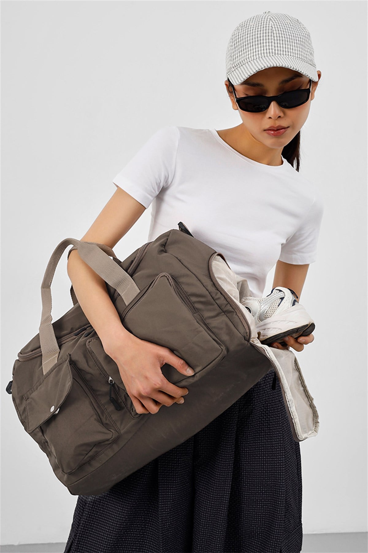 Napa Cepli Teknik Spor Çantası Acı Kahve