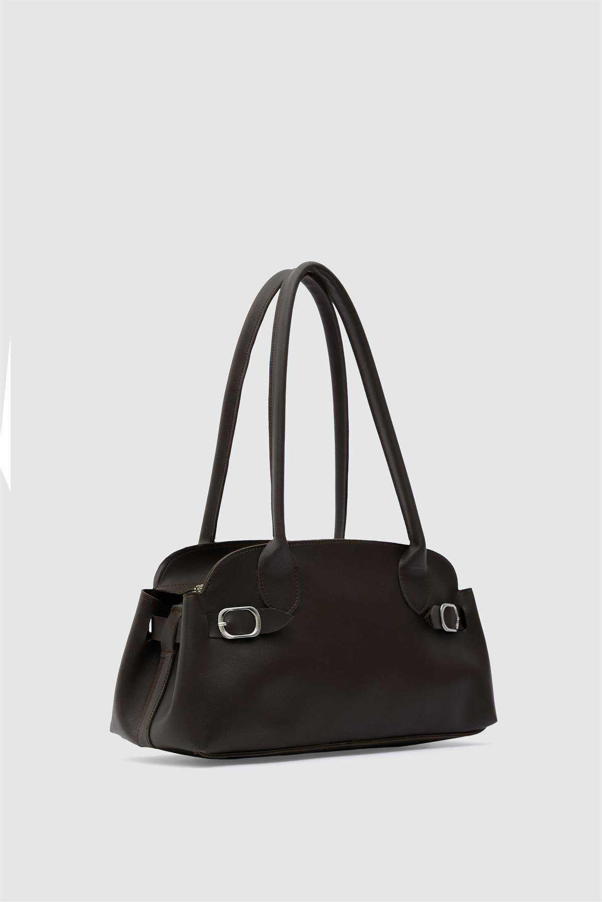 Andiamo Vintage Baget Çanta Kahve