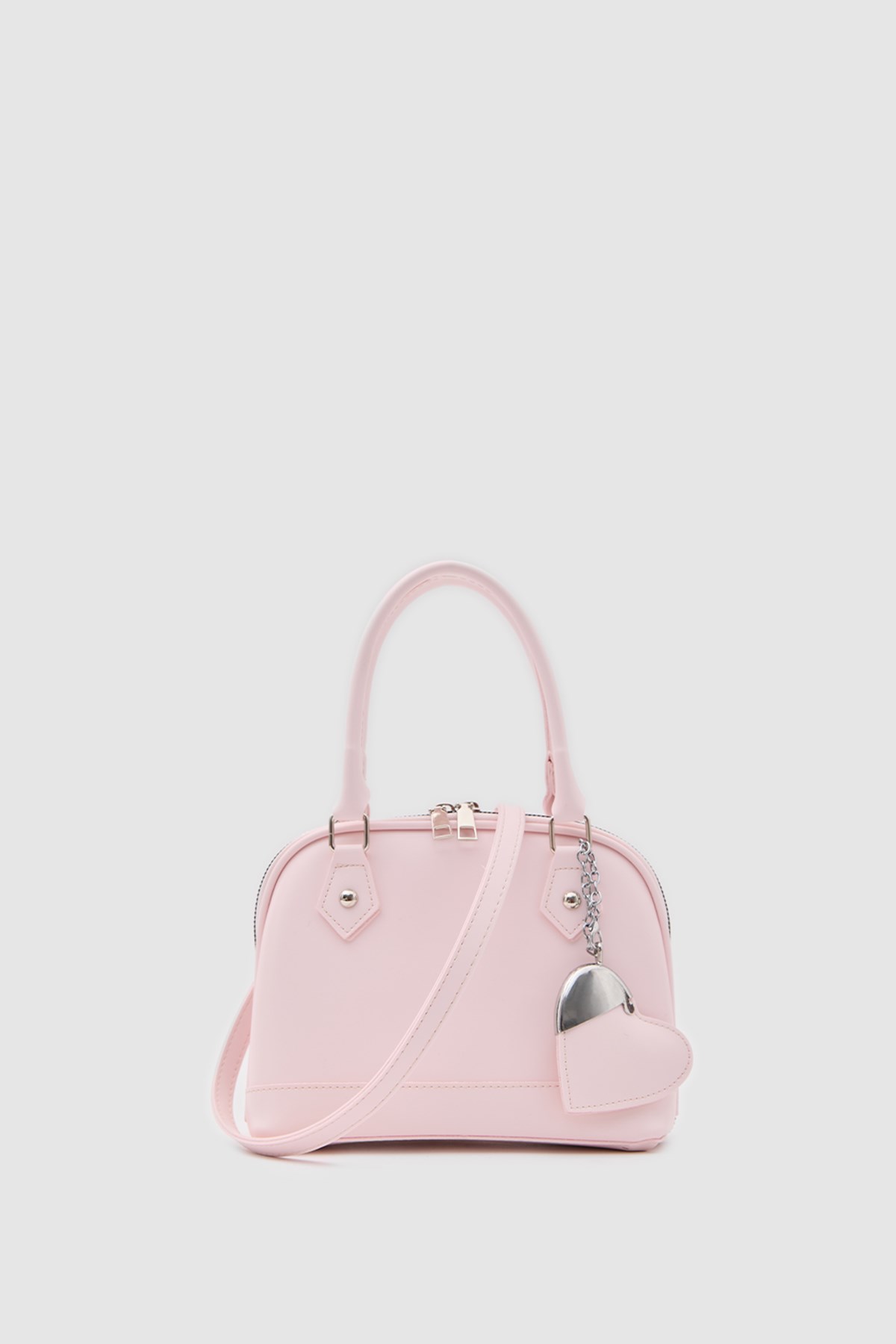 Rio Kalp Charmlı El ve Çapraz Çanta Sakura Pembe