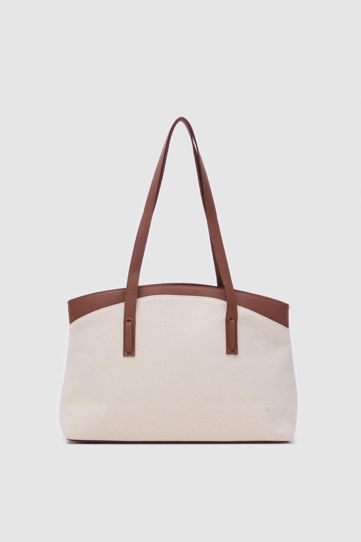 Citta Kanvas Tote Bag Taba