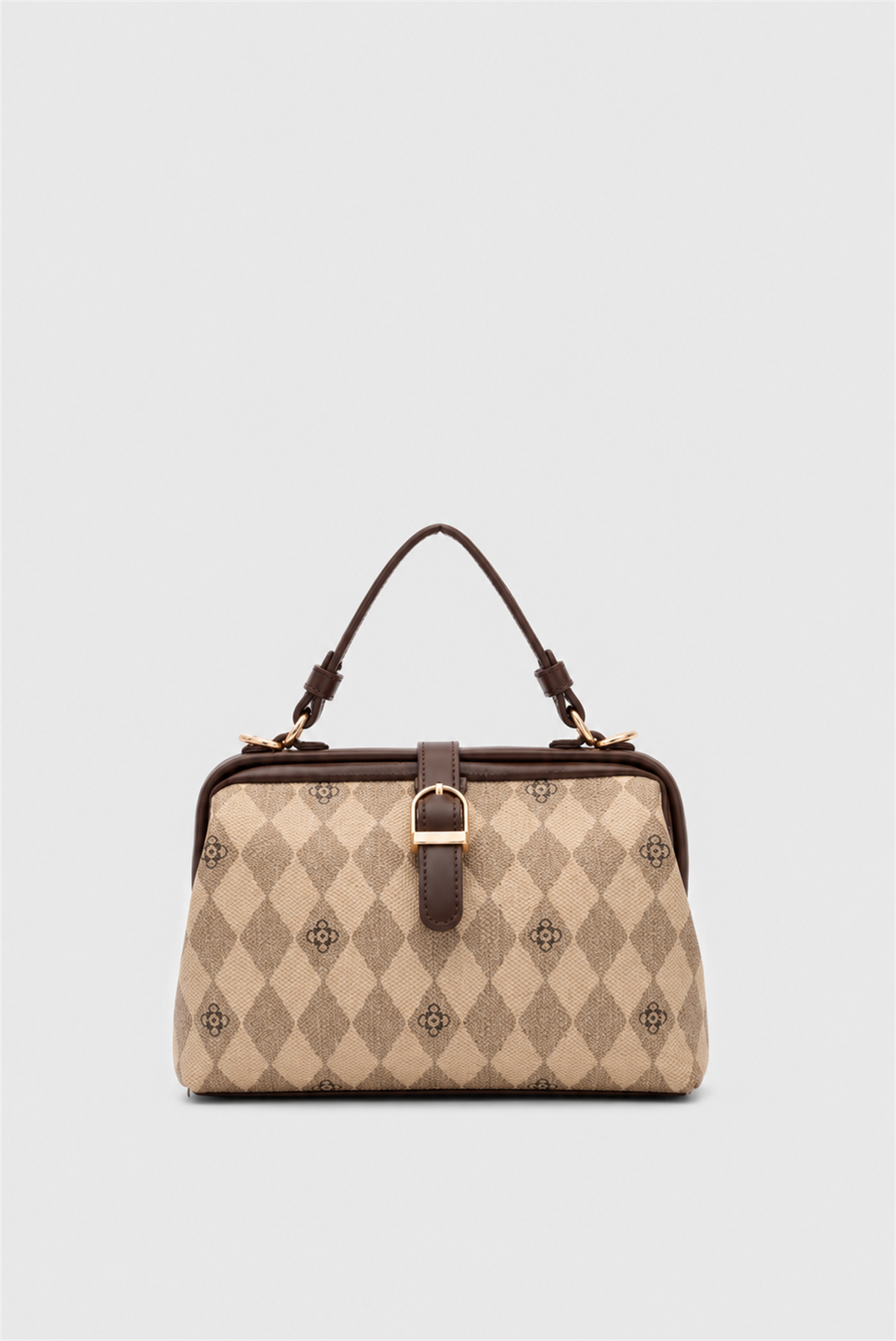 Botte Monogram Vintage El ve Çapraz Çanta Bej