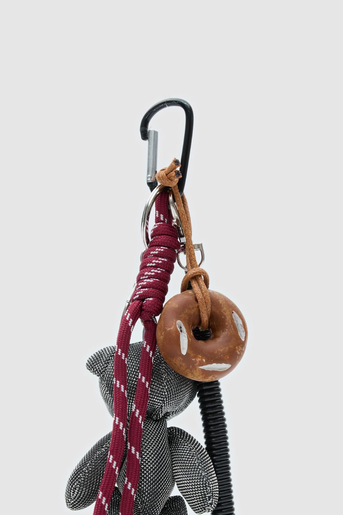 Ayıcık ve Donut Figürlü Çanta Charmı