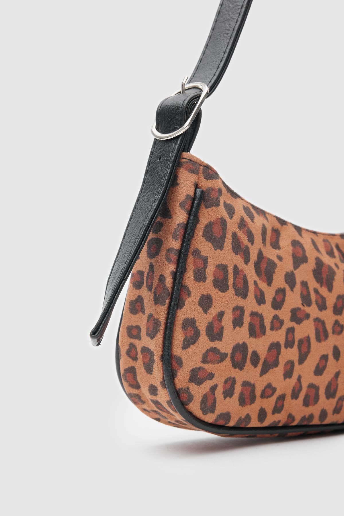 Fizy Baget Çanta  Leopar Desen