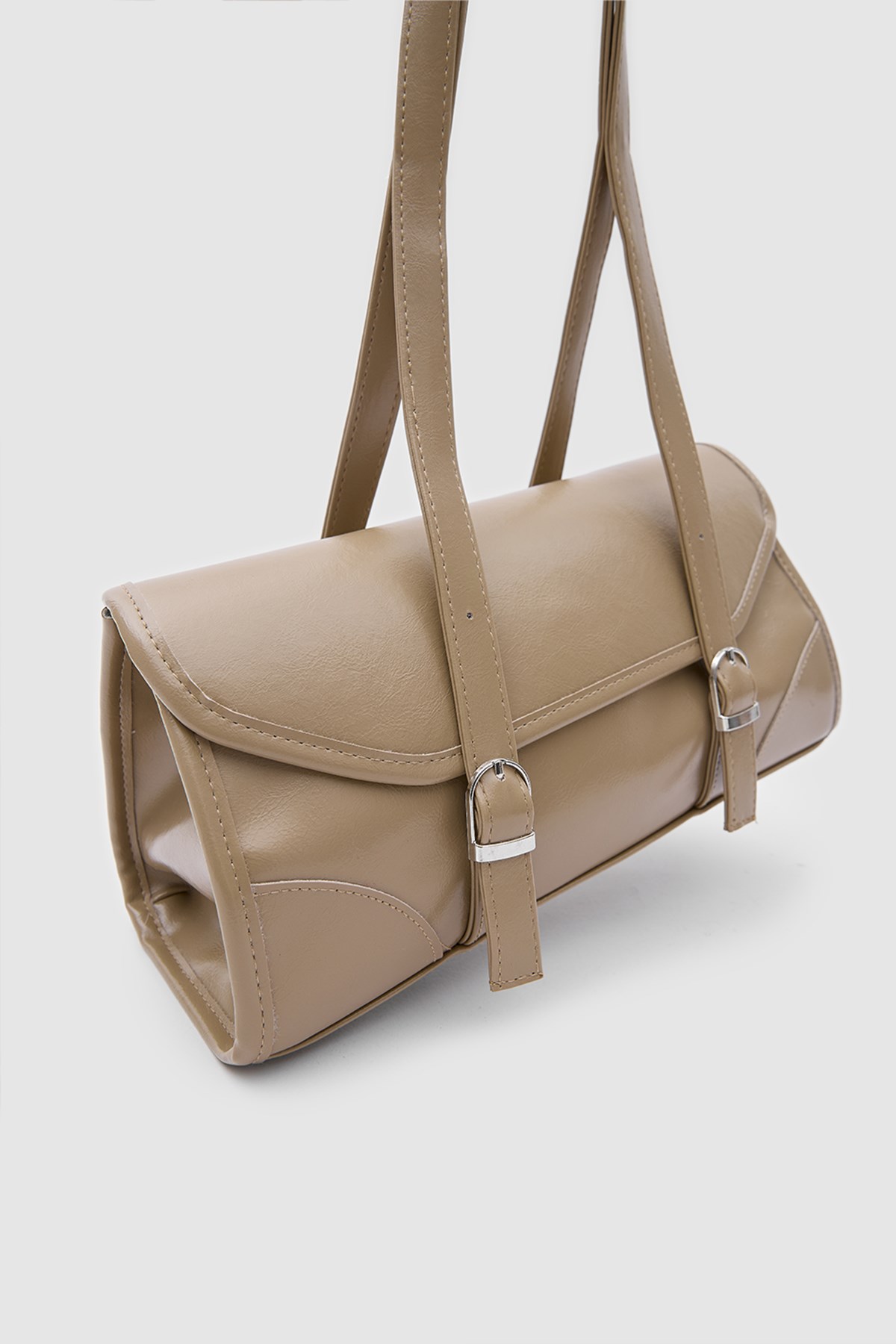 Lue Vintage Baget Çanta Bej