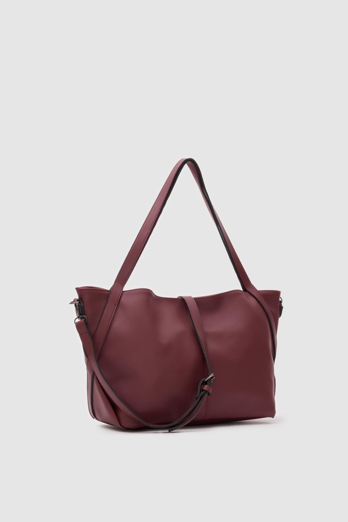 Marguet Basic Omuz Çantası Bordo