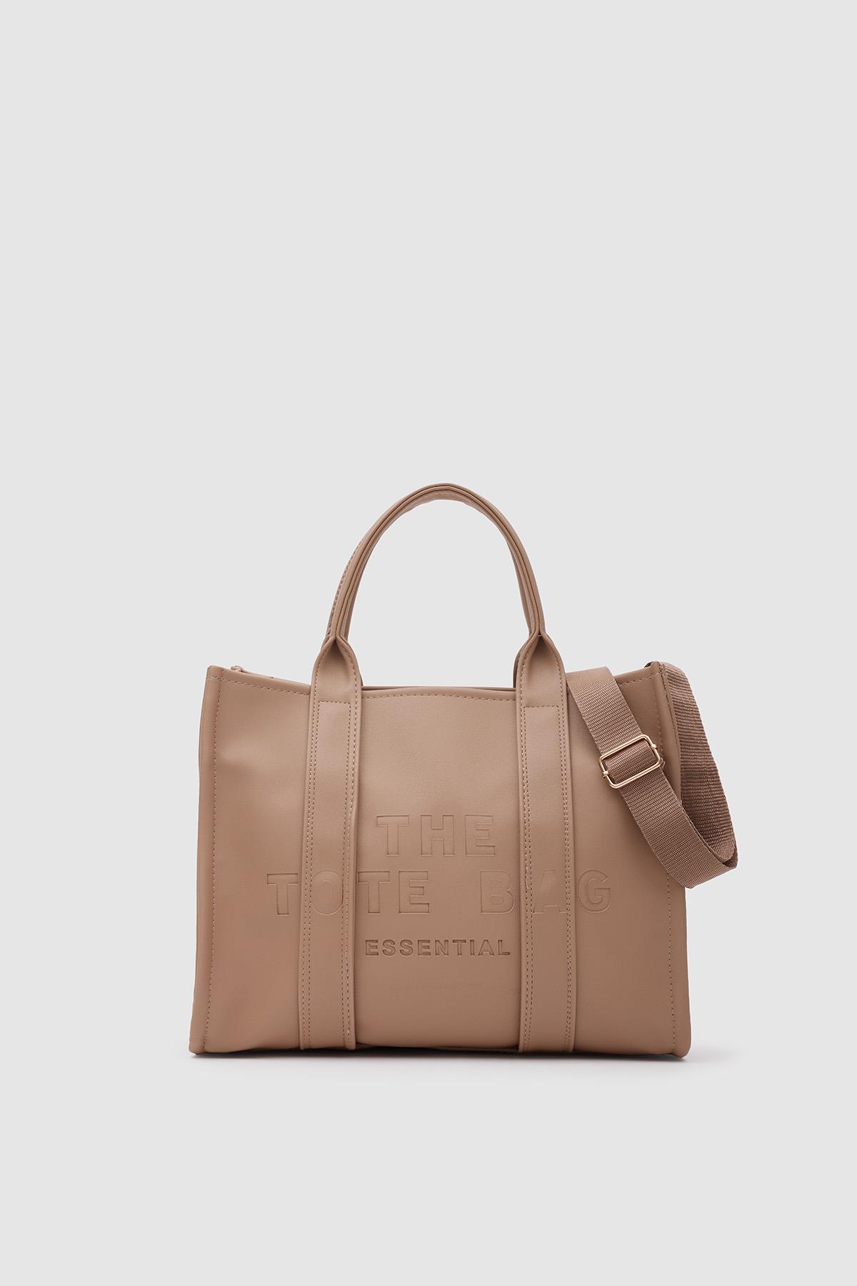 Shea Tote Çanta  Vizon