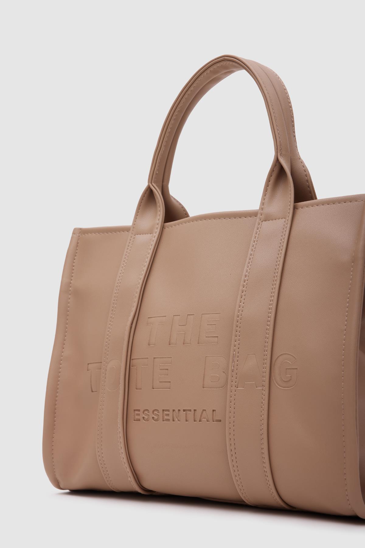 Shea Tote Çanta  Vizon
