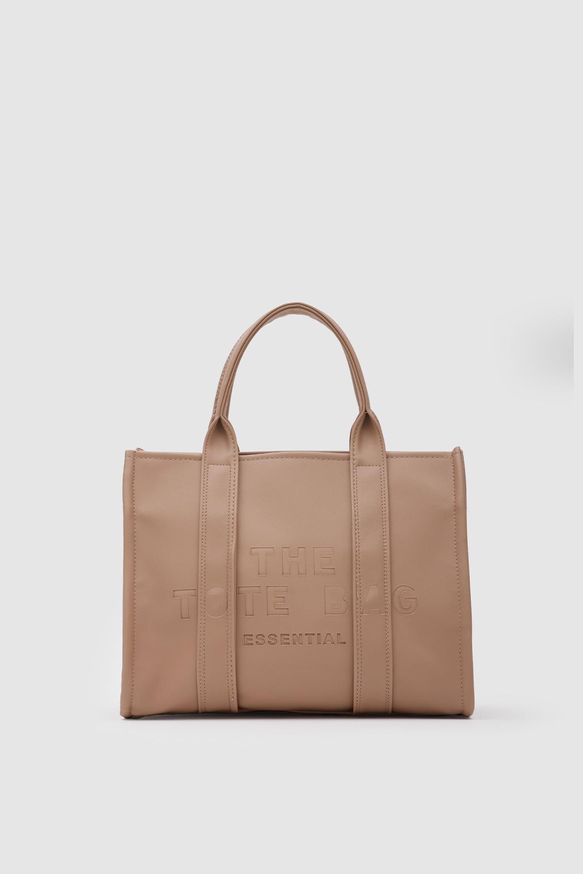 Shea Tote Çanta  Vizon