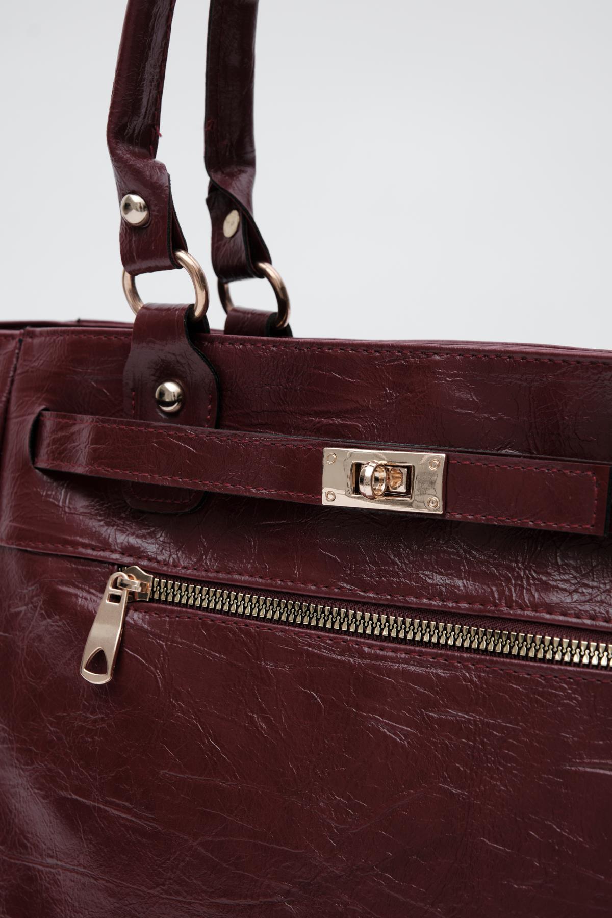 Boho Omuz Çantası  Bordo