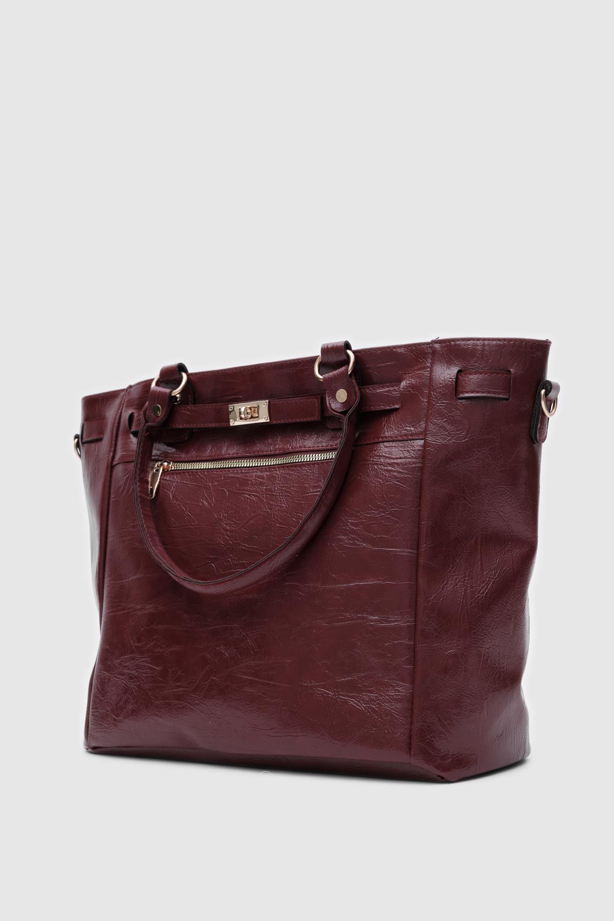 Boho Omuz Çantası  Bordo