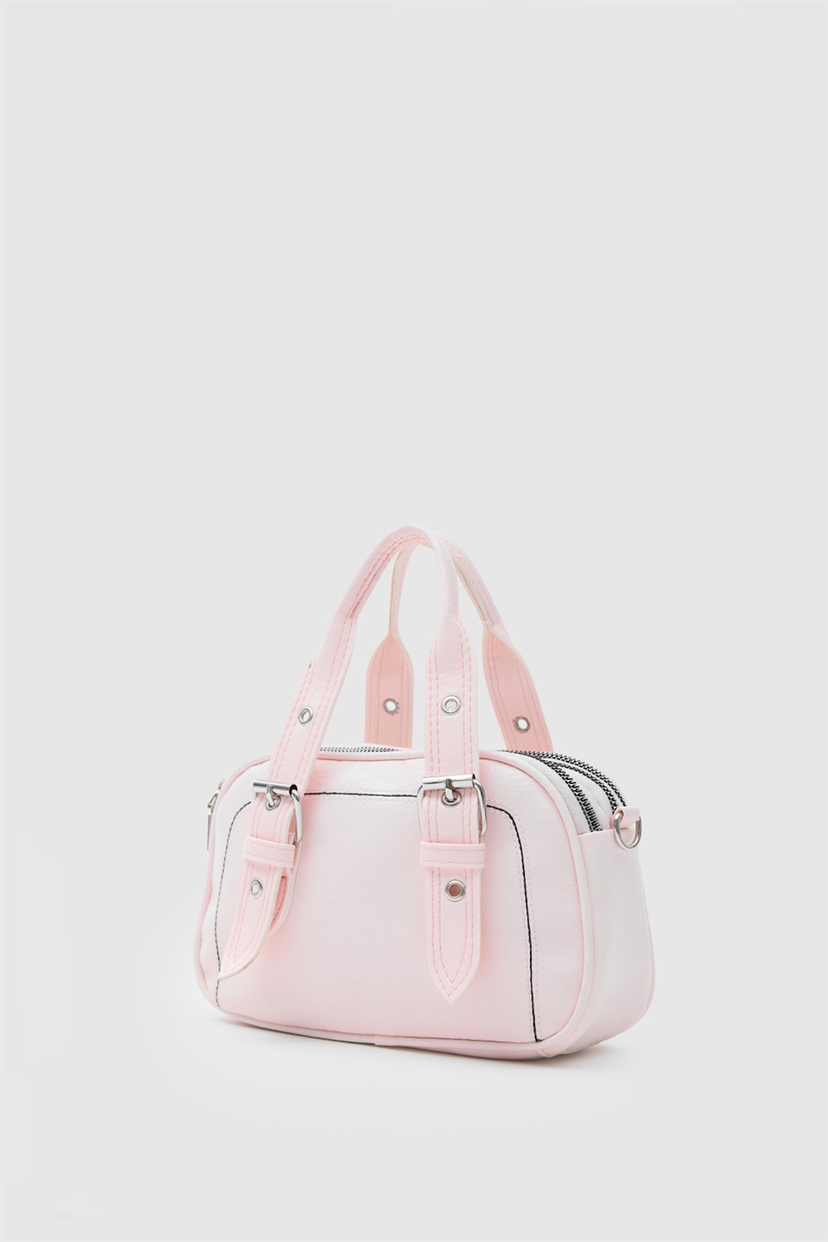 Rode Vintage El ve Çapraz Çanta Pudra Pembe