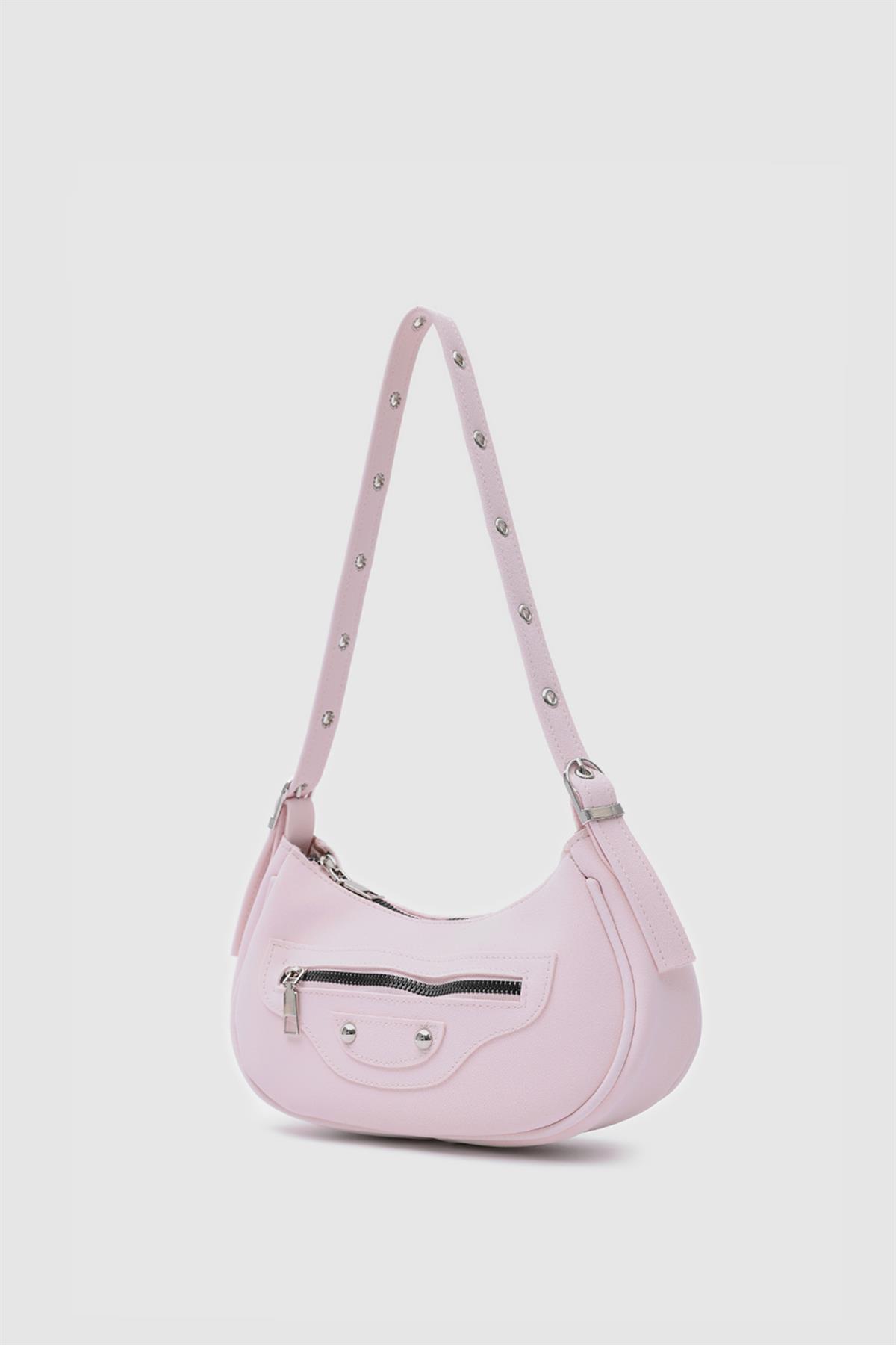 Sandy 90s Retro Baget Çanta Sakura Pembe