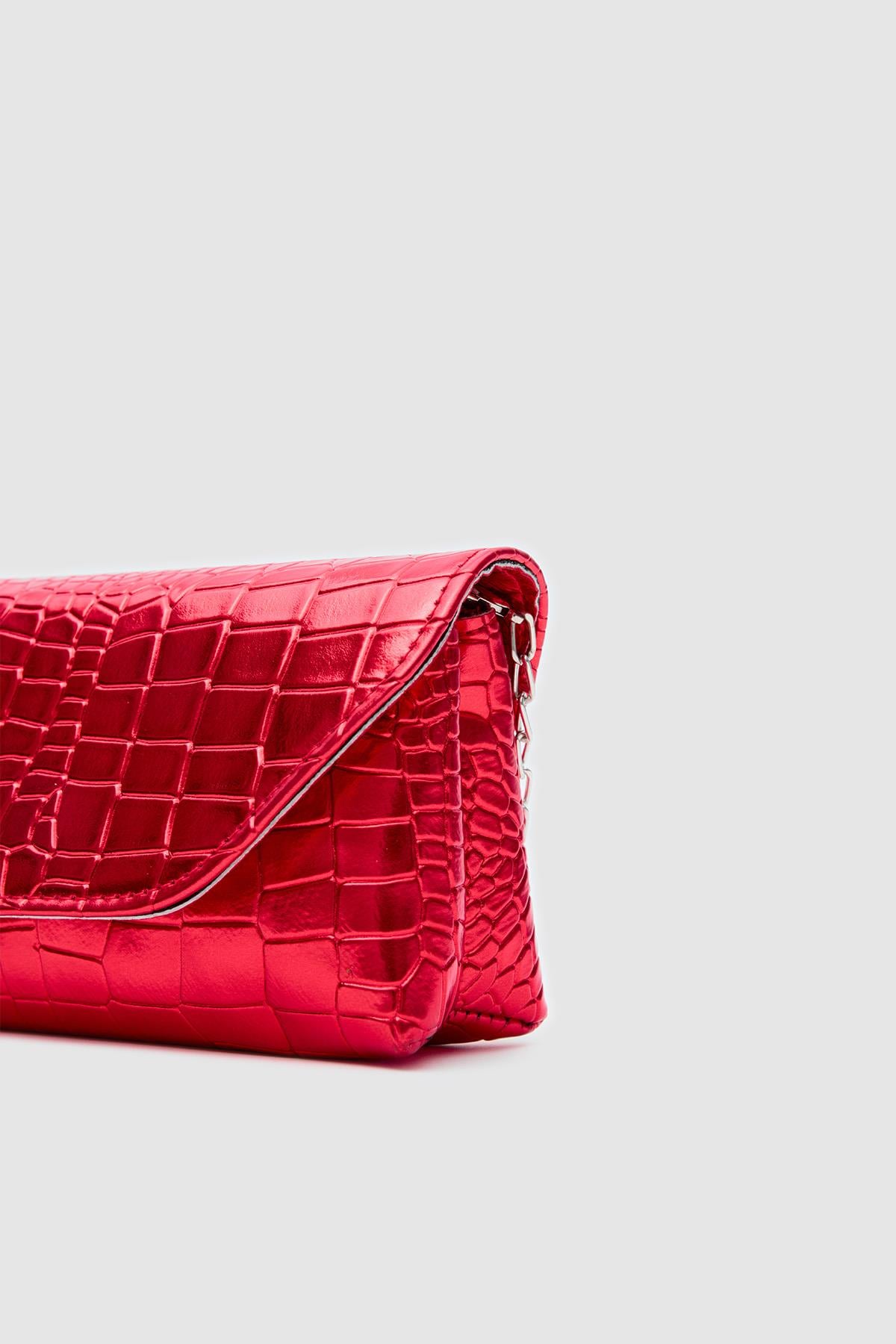 Gigi Clutch ve Çapraz Çanta Kırmızı