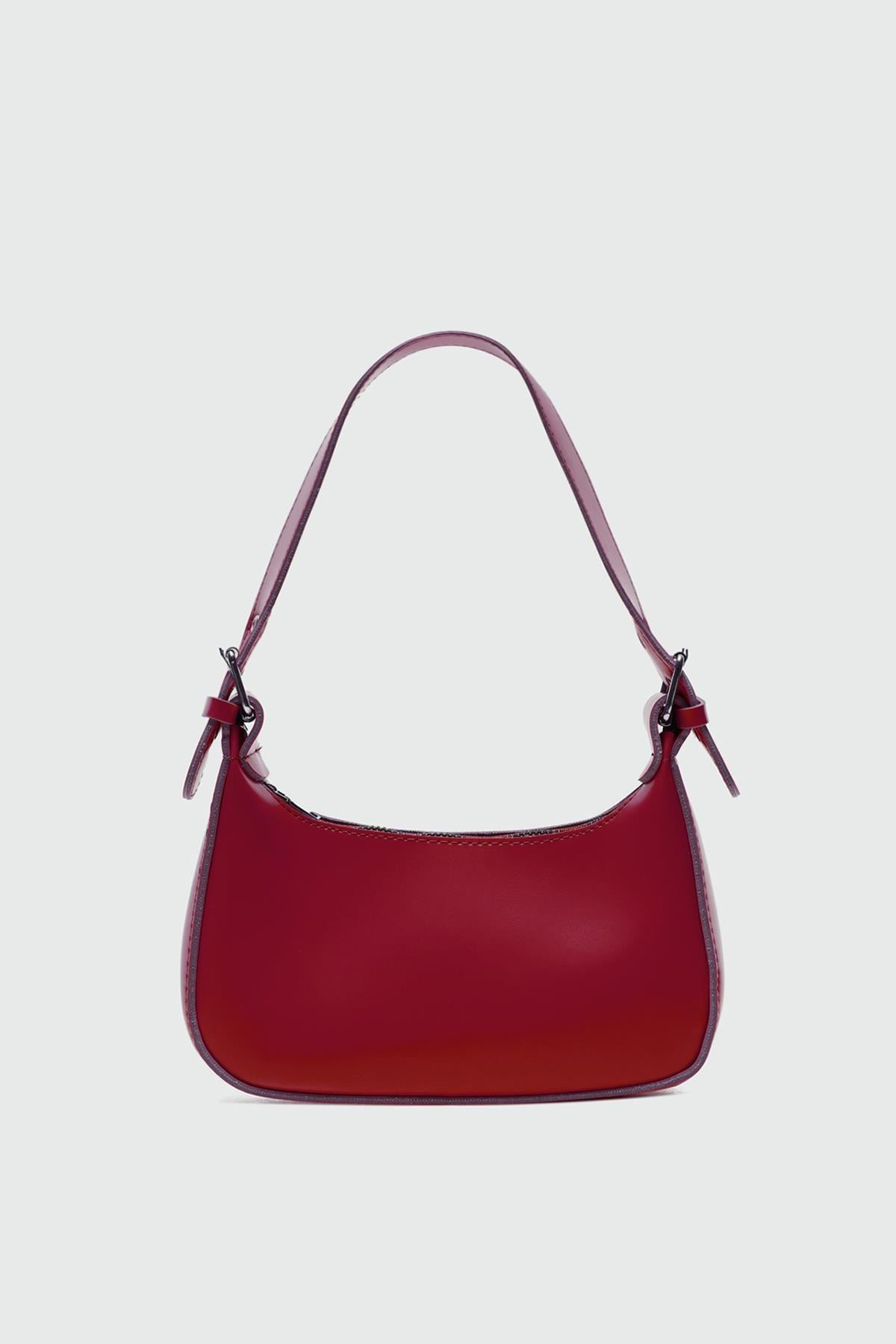 Muse Oval Baget Çanta Pembe