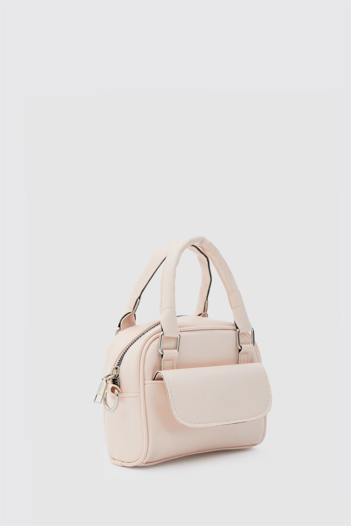 Nala Mini Retro Çapraz Çanta Pudra Pembe