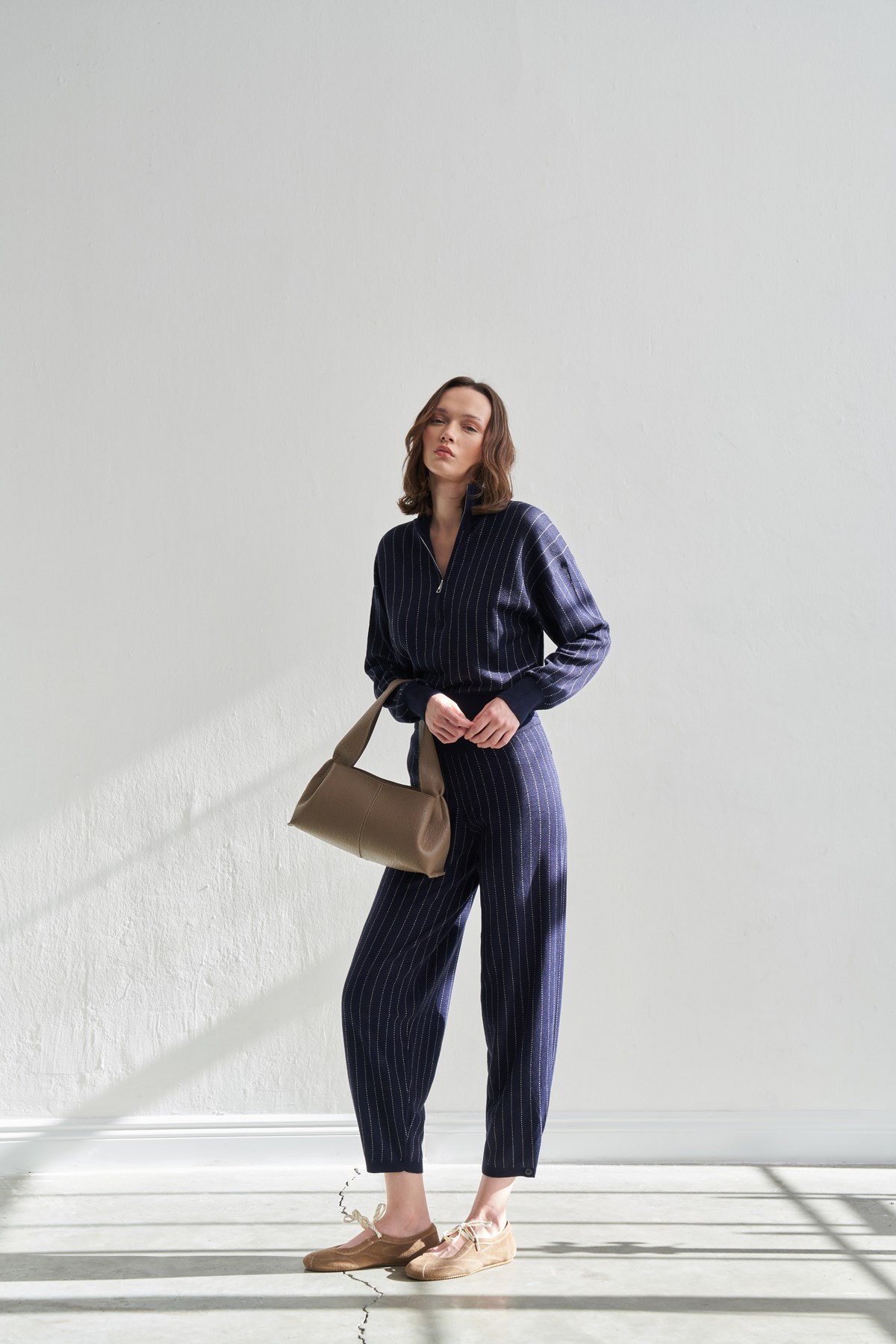 Duffle Basic Omuz Çantası Vizon