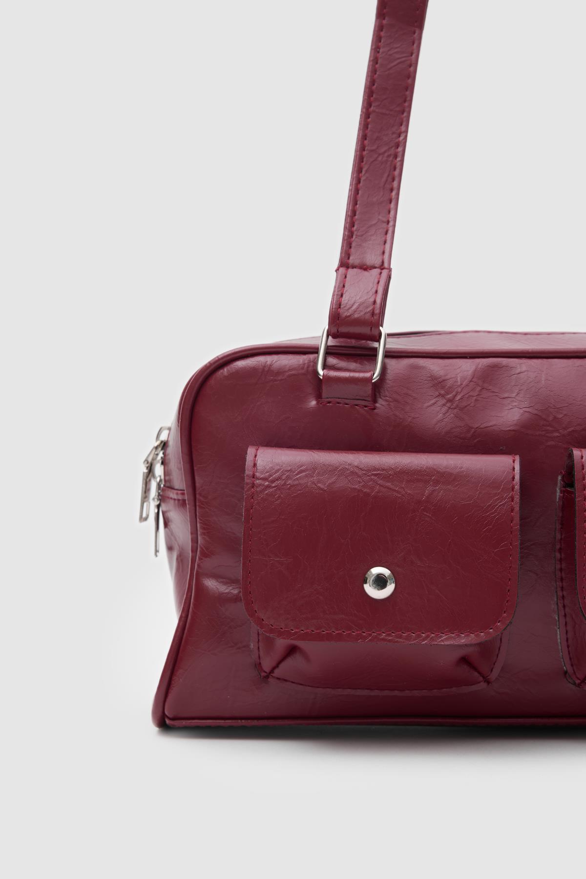 Maschine Baget Çanta  Bordo