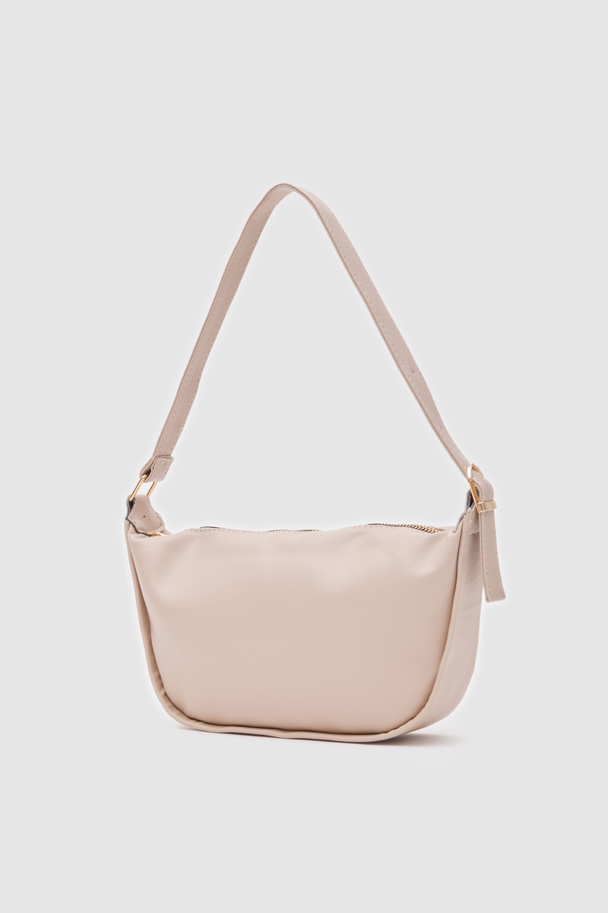 Mios Oval Baget Çanta Krem