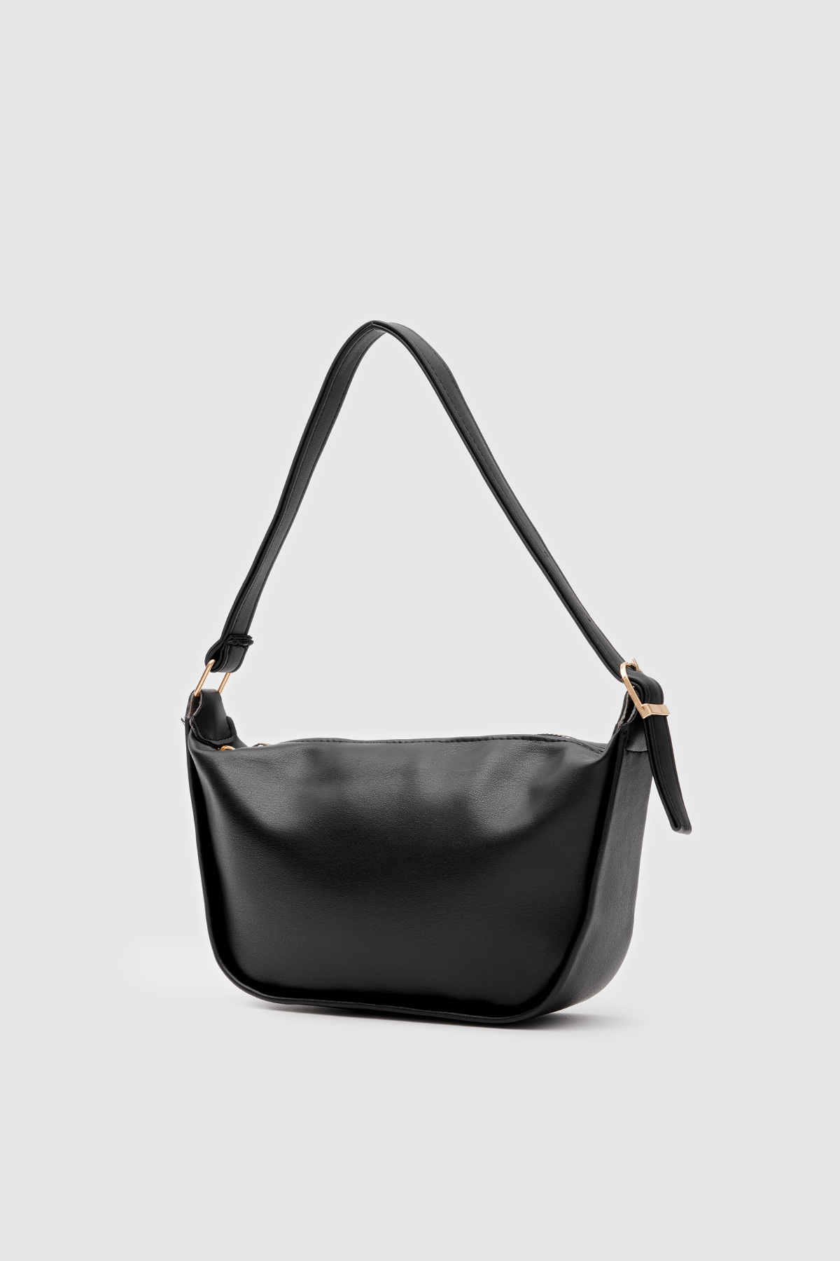 Mios Oval Baget Çanta Siyah