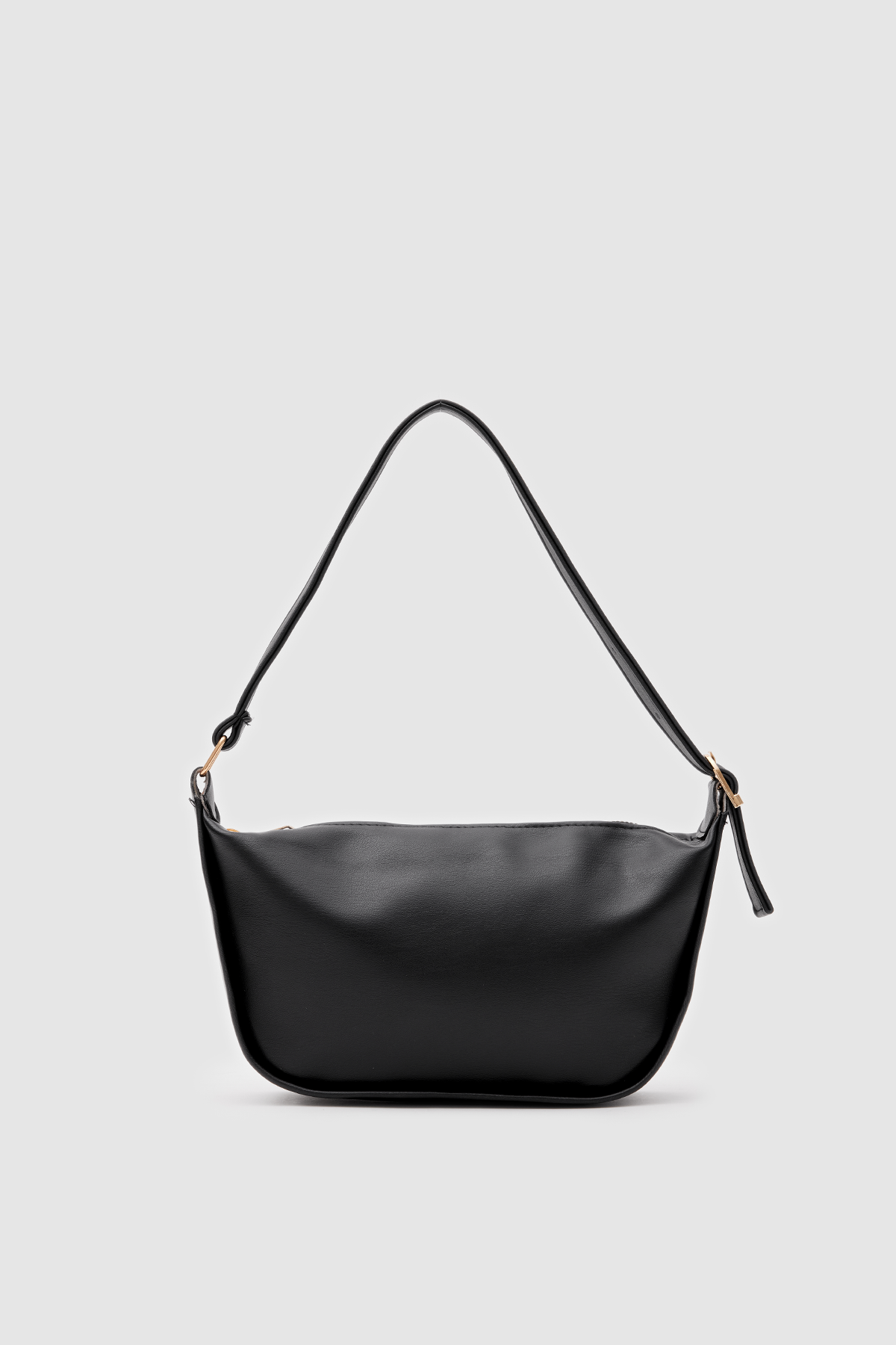 Mios Oval Baget Çanta Siyah