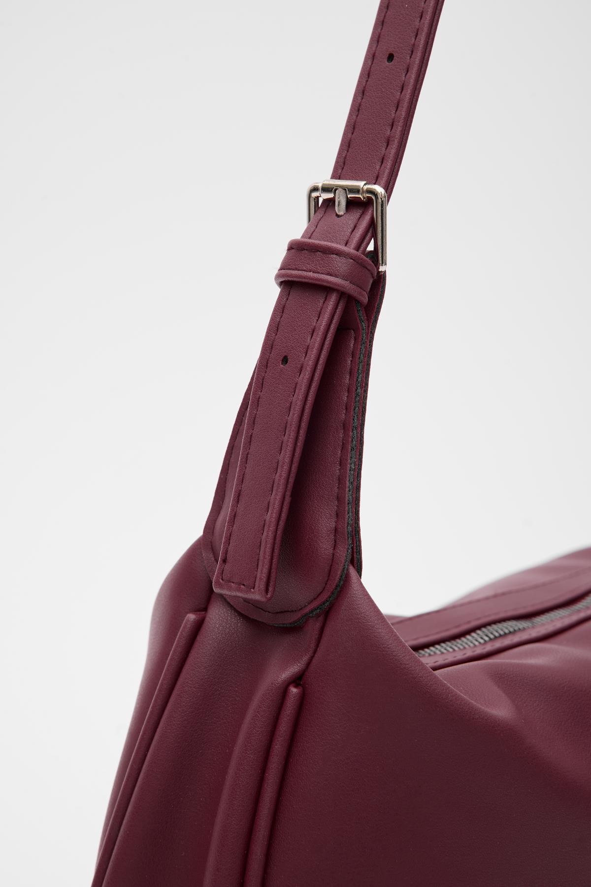 Emma Basic Baget Çanta Bordo