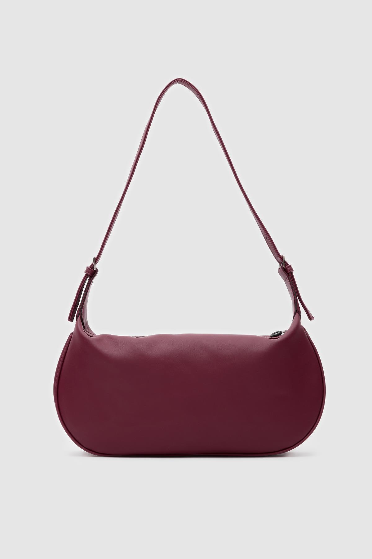 Emma Basic Baget Çanta Bordo