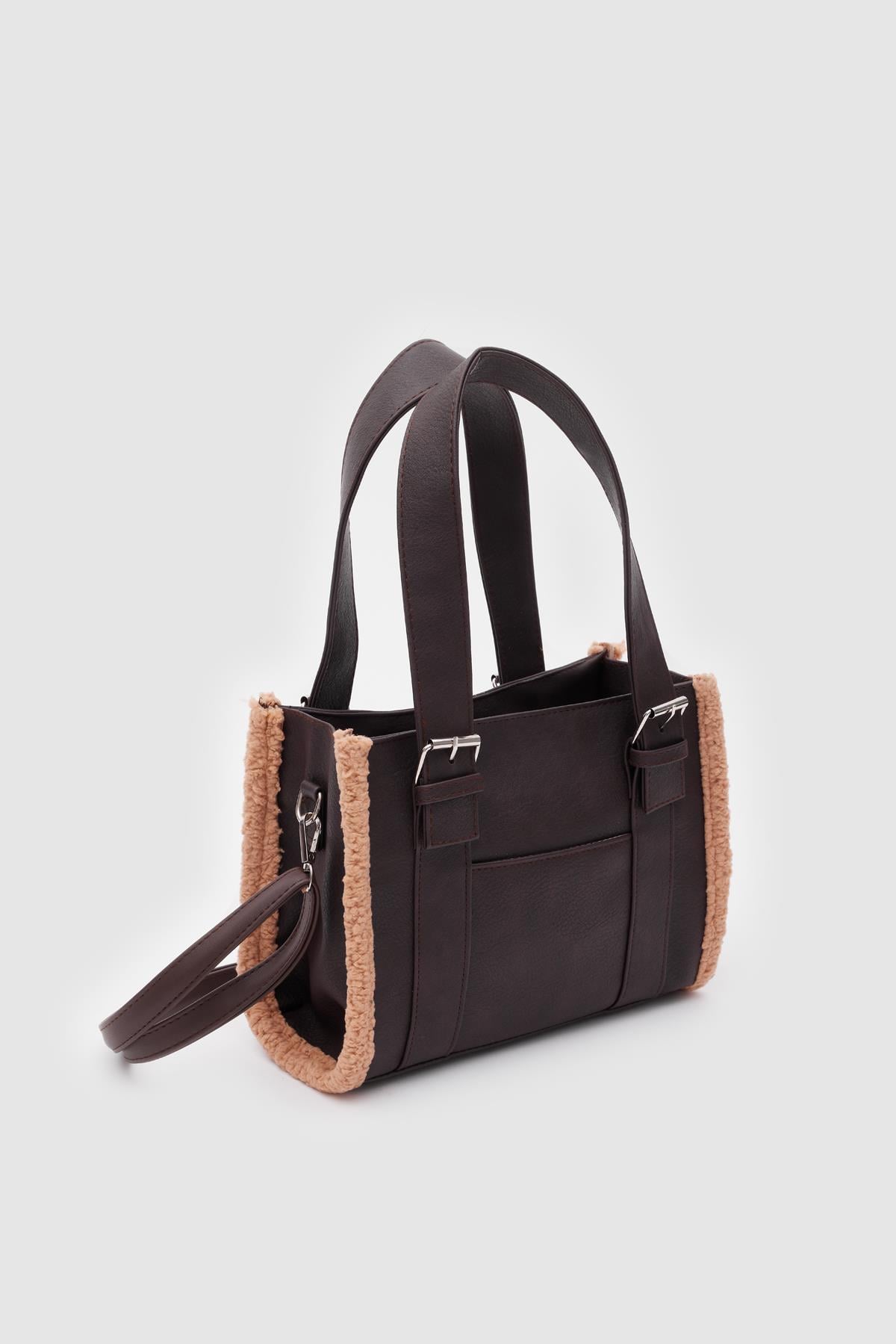 Kate Teddy Tote Bag Acı Kahve