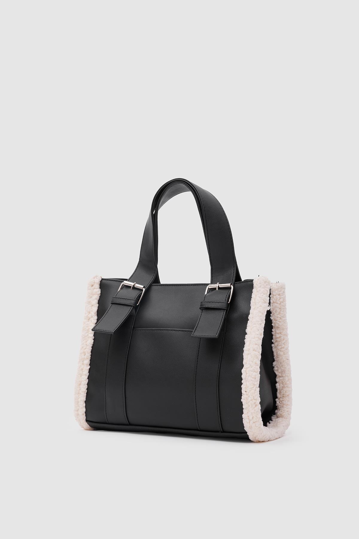 Kate Teddy Tote Bag Siyah