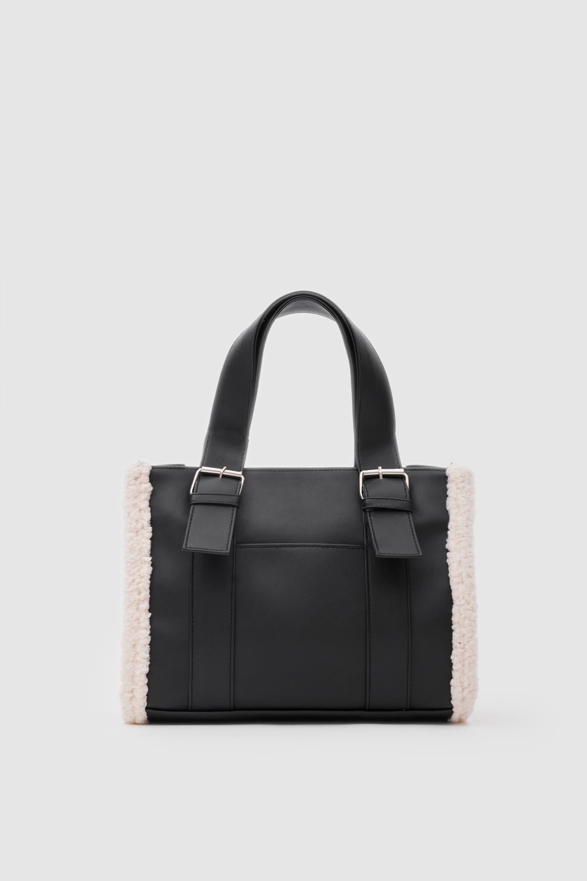 Kate Teddy Tote Bag Siyah