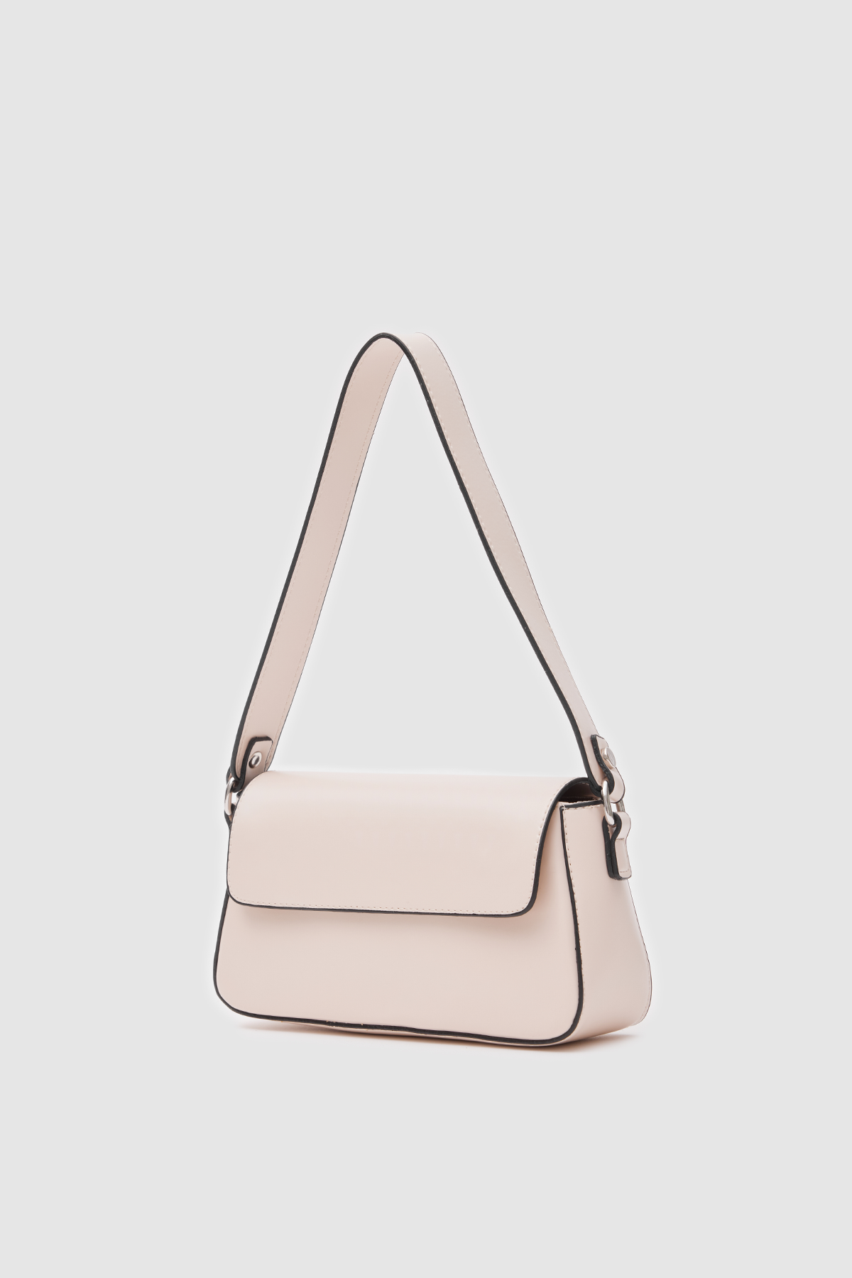 Veneti Basic Baget Çanta Krem