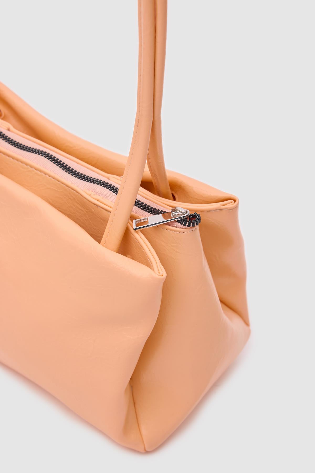 Misha Vintage Baget Çanta Somon