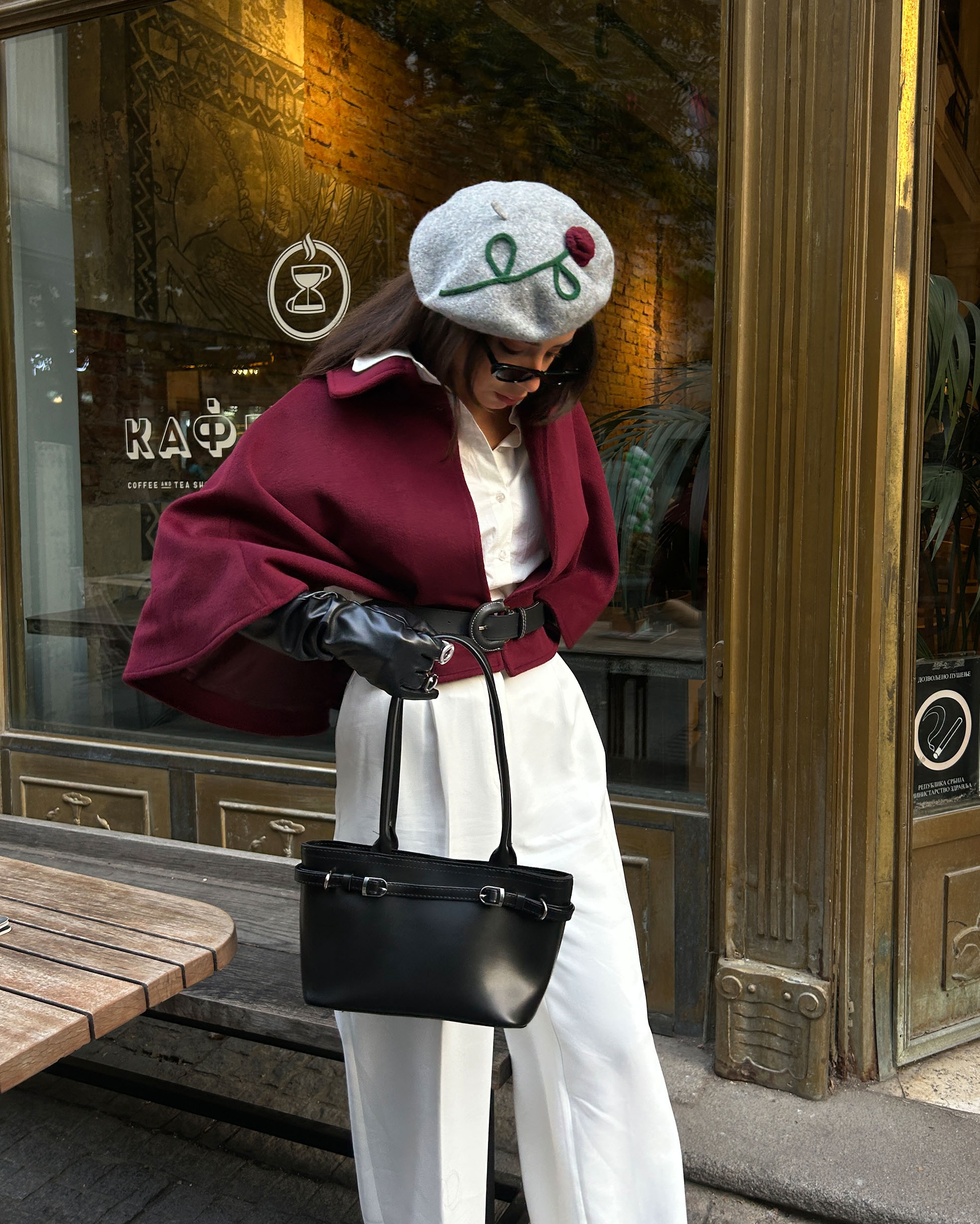 Glove Omuz Çantası Siyah