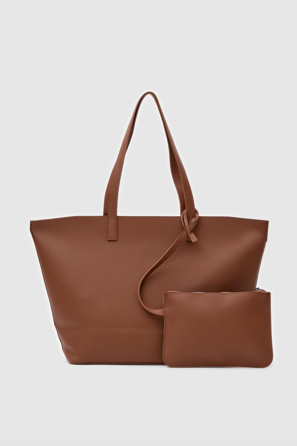 Carrie Cüzdanlı Omuz Çantası Taba | Shule Bags