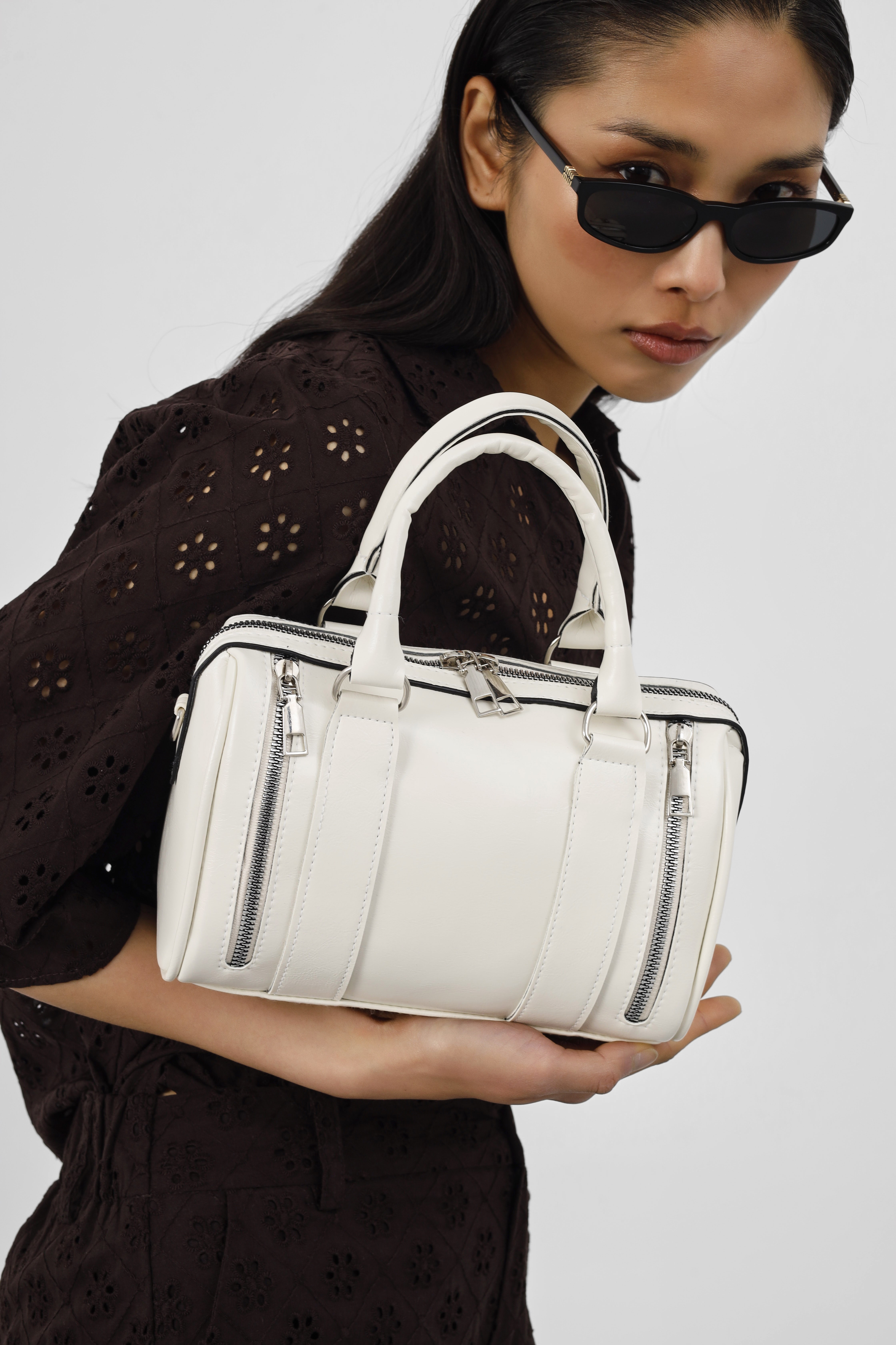 リルコト Dolce City El ve Çapraz Çanta Krem