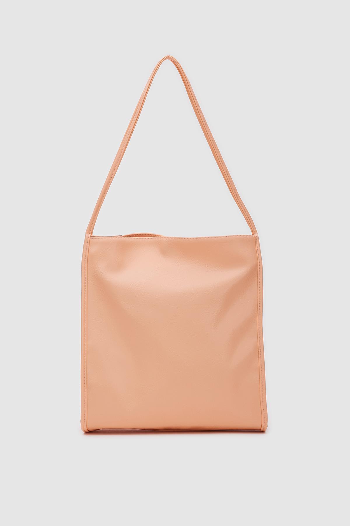 Miguel Vintage Omuz Çantası Somon | Shule Bags