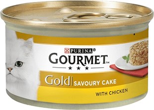 Gourmet Gold Savoury Cake Tavuklu 85 gr Yetişkin Kedi Konservesi -  Kedi Yaş Mamaları