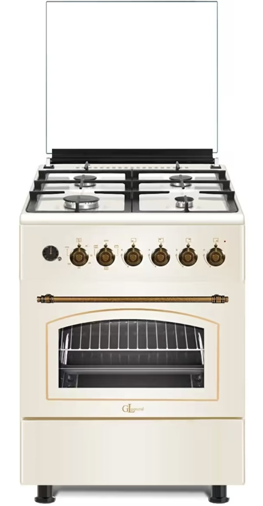 GL General GLF 6040RK 60 CM Kuzine Rustik Krem Fırın