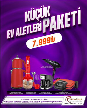 Küçük Ev Aletleri Paketi