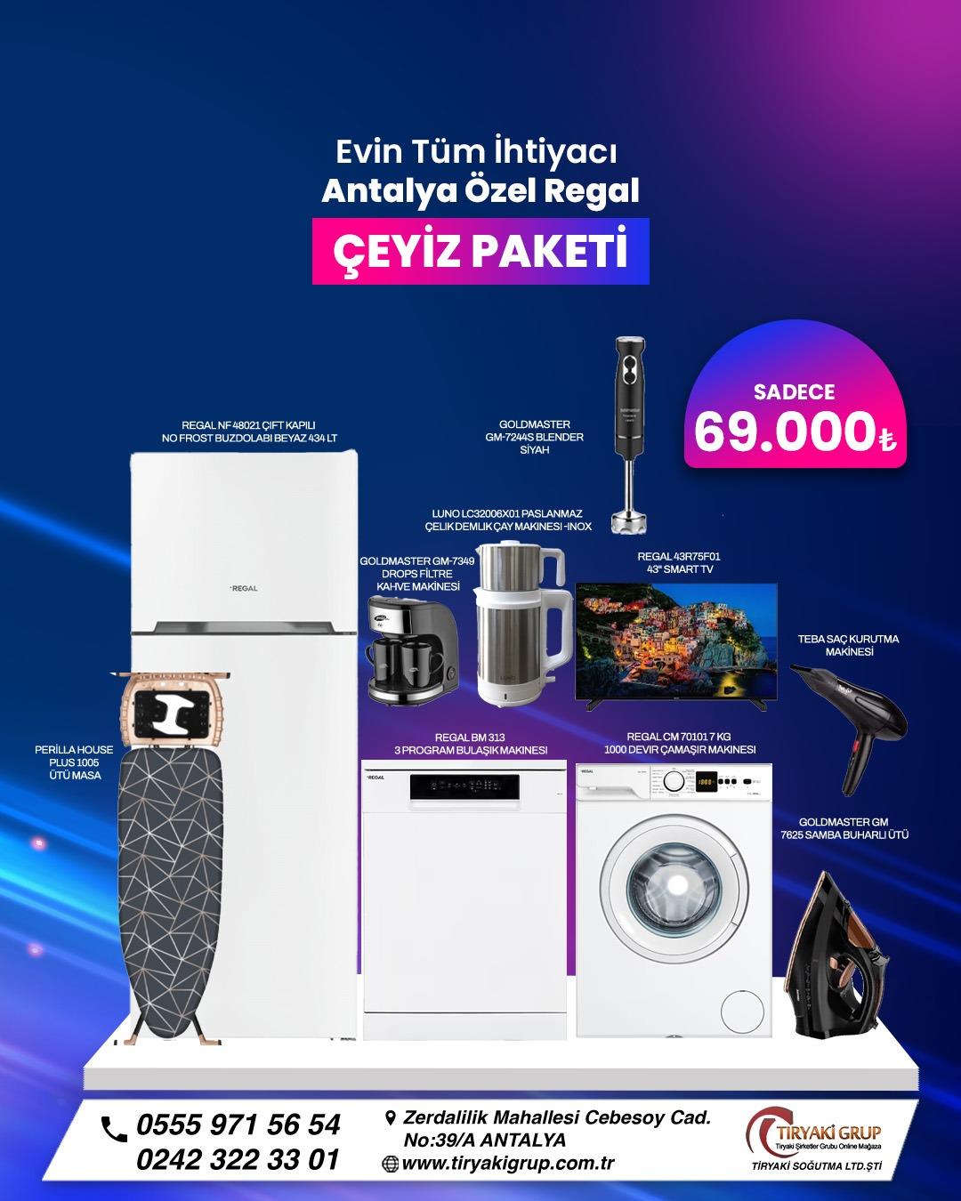 Antalya Özel Regal Çeyiz Paketi