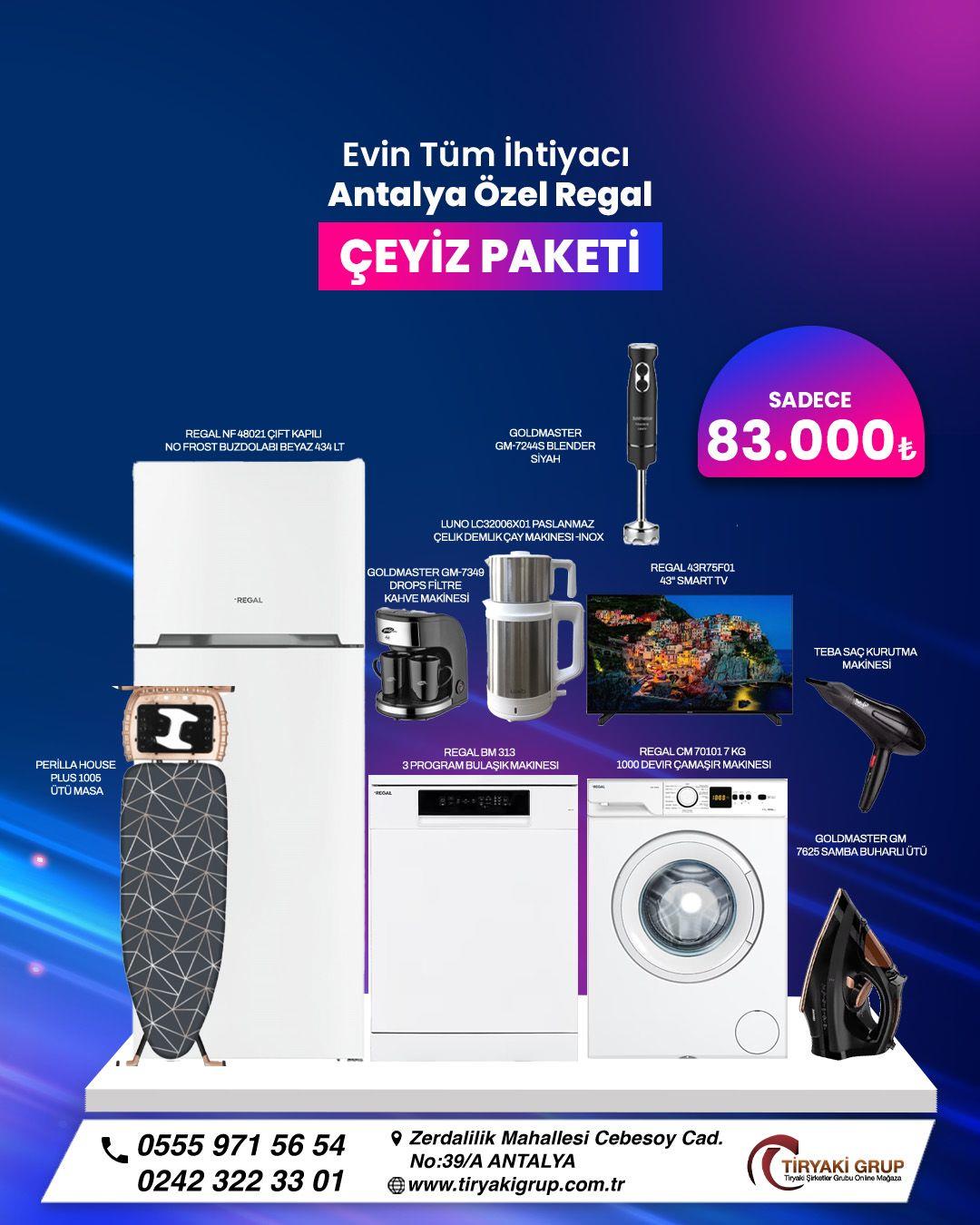 Antalya Özel Regal Çeyiz Paketi